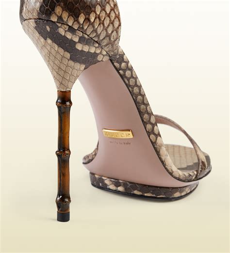 bamboo gucci heels